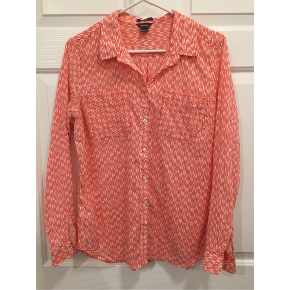 Eddie Bauer women’s long sleeve shirt size L